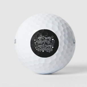 Nicht mein Zirkus, nicht meine Affen. Lustige Mutt Golfball