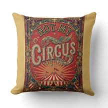 Nicht mein Zirkus! Nicht meine Affen! Vintage-Zirk