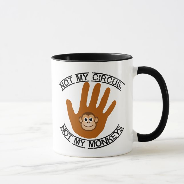Nicht meine Circus-Tasse Tasse (Rechts)