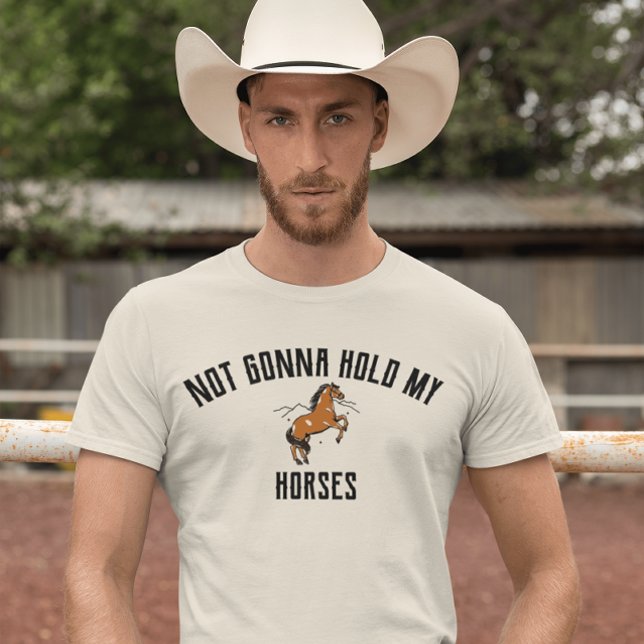 Nicht meine Pferde halten | Sarcastic Horse Shirt (Von Creator hochgeladen)