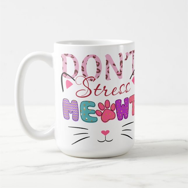 NICHT MEOWT-FUNNY-SPRICHWORT STARTEN KAFFEETASSE (Links)