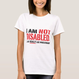 Nicht mit Behinderung Damen T T-Shirt