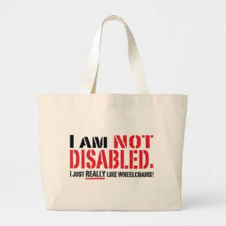 Nicht mit Behinderung Tasche