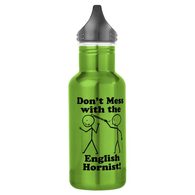 Nicht mit dem englischen Hornisten durcheinander g Edelstahlflasche (Links)