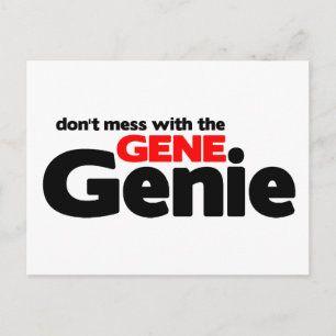 Nicht mit dem Genie verwechseln Postkarte