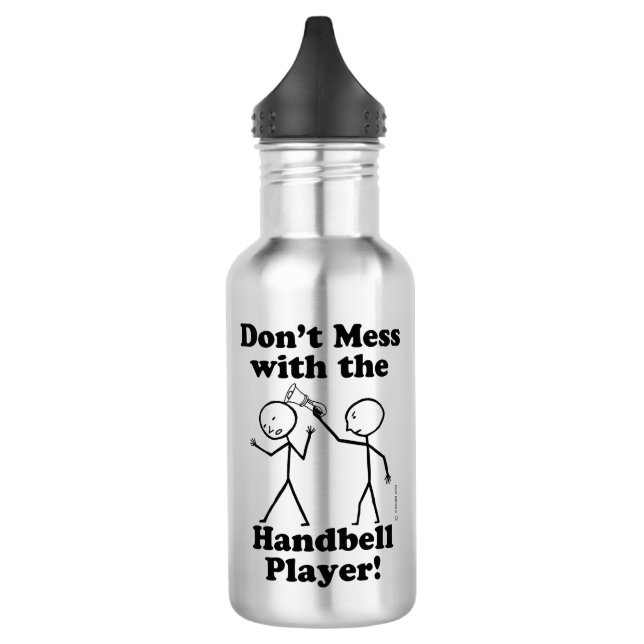 Nicht mit dem Handbell-Player verwechseln Edelstahlflasche (Links)