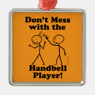 Nicht mit dem Handbell-Player verwechseln Ornament Aus Metall