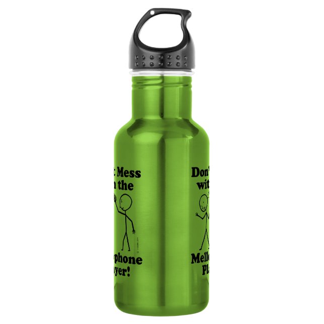 Nicht mit dem Mellophone-Player durcheinander brin Edelstahlflasche (Vorderseite)