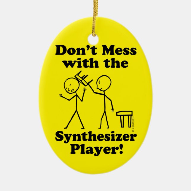 Nicht mit dem Synthesizer-Player verwechseln Keramik Ornament (Vorne)