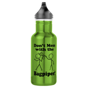 Nicht mit den Bagpiper durcheinander bringen Edelstahlflasche