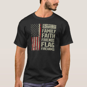 Nicht mit den Flag-Feuerwaffen der Freunde des Fam T-Shirt
