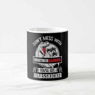 Nicht mit der Familie Saurus Dinosaurier durcheina Kaffeetasse