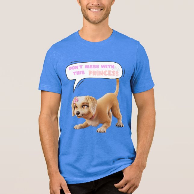 Nicht mit dieser Prinzessin durcheinander bringen Tri-Blend Shirt (Vorderseite)