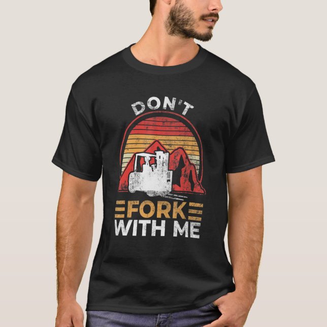 Nicht mit meinem Gabelstapler-Gabelstapler spielen T-Shirt (Vorderseite)