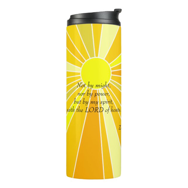 Nicht nach Might oder Power Sunshine Thermosbecher (Nach links gedreht)