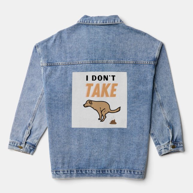 nicht nehmen jeansjacke (Rückseite)