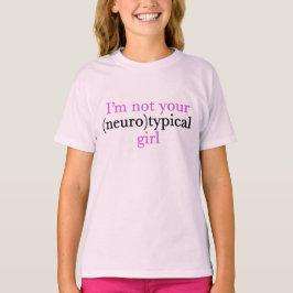 Nicht Neurotypische Niedliche Autismus Pink Aspie  T-Shirt