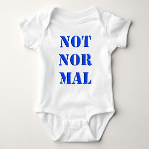 Nicht normal baby strampler