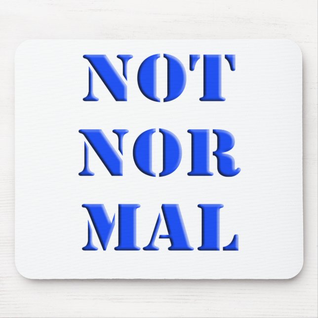 Nicht normal mousepad (Vorne)