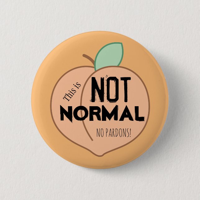 Nicht normaler Orange-Druckknopf Button (Vorderseite)