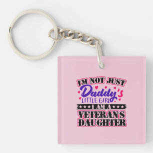 Nicht nur Daddy's Girl - Veteran's Tochter Schlüsselanhänger