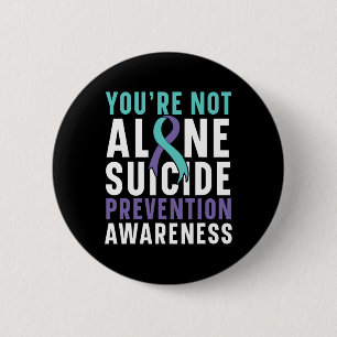 Nicht nur Depression Suizidprävention Bewusstsein Button