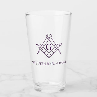 "Nicht nur ein Mann. Ein Mason." Grosses Trinkglas Glas