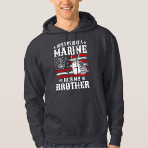 Nicht nur ein Marine, er ist mein Bruder Patriotis Hoodie