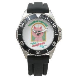 Nicht nur ein Schwein, das coolstste Schwein Armbanduhr