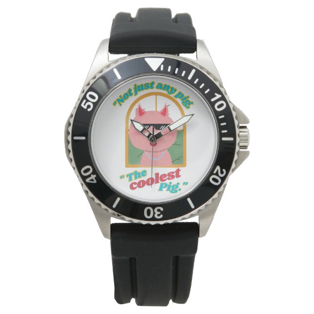 Nicht nur ein Schwein, das coolstste Schwein Armbanduhr (Vorderseite)