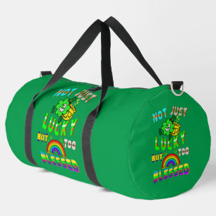 Nicht nur Glück, sondern zu gesegnet Duffle Bag