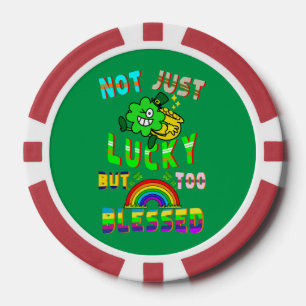 Nicht nur Glück, sondern zu gesegnet Pokerchips