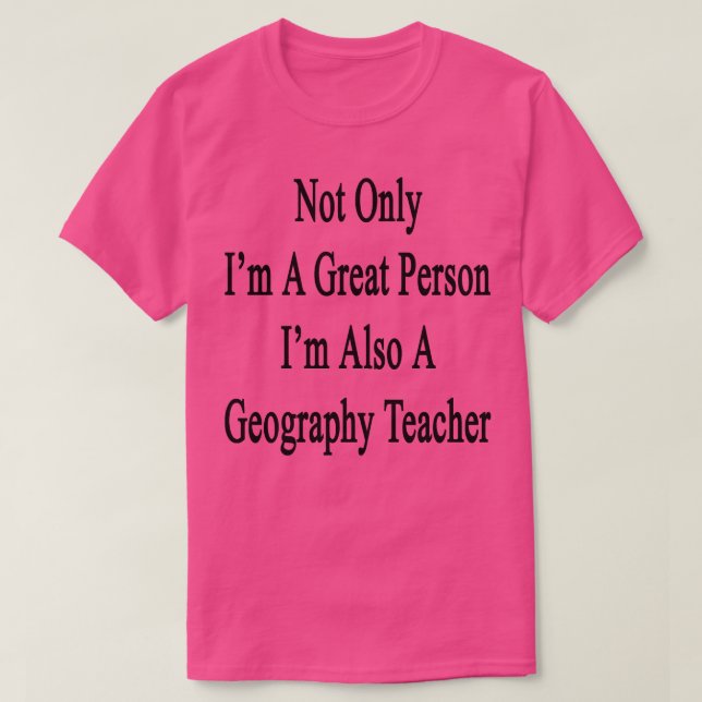 Nicht nur ich bin ein großer Mensch, ich bin auch  T-Shirt (Design vorne)