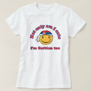 Nicht nur niedlich bin ich Serbian auch! T-Shirt