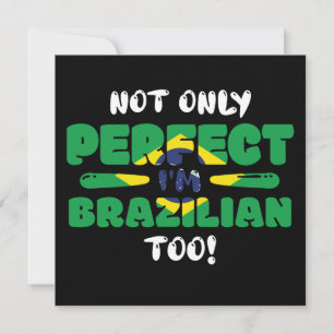 Nicht nur perfekt im brasilianischen zu glänzen karte