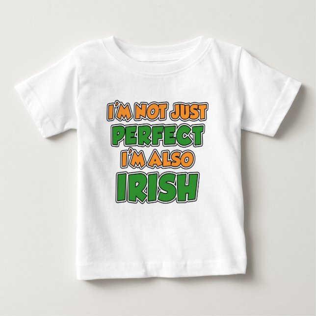 Nicht nur perfekt irisch baby t-shirt (Vorderseite)