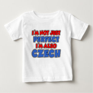 Nicht nur perfekt Tschechisch Baby T-shirt