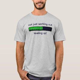 "Nicht nur trainieren, auflehnen", lustiger Fitnes T-Shirt