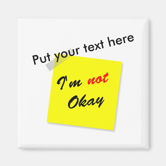 Nicht okay magnet (Vorne)