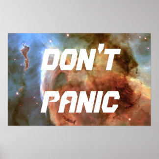NICHT PANIC POSTER