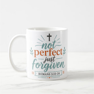 Nicht perfekt, einfach vergeben - Christlicher Gla Kaffeetasse