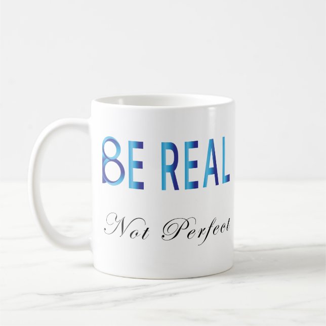 Nicht perfekt sein kaffeetasse (Links)