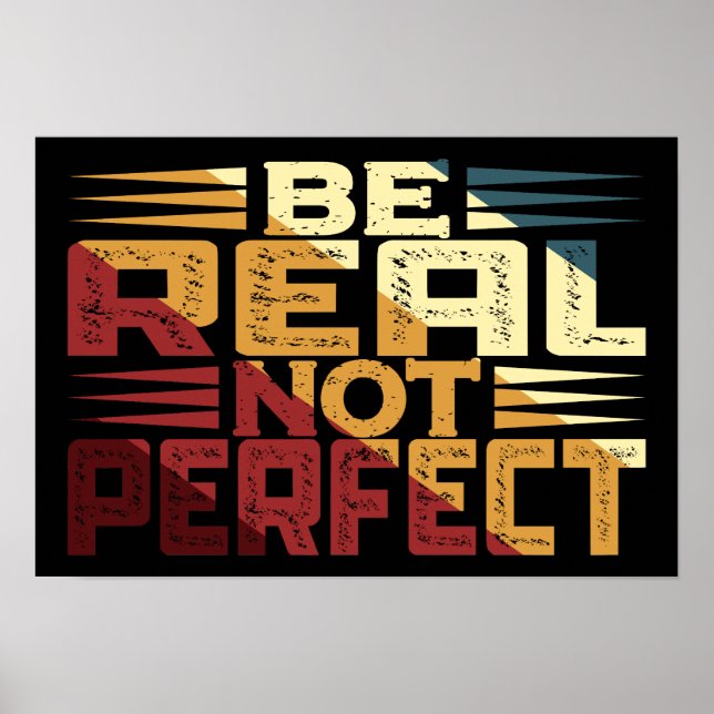 Nicht perfekt sein poster (Vorne)