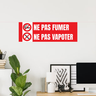 Nicht rauchen, nicht dampfen Poster 