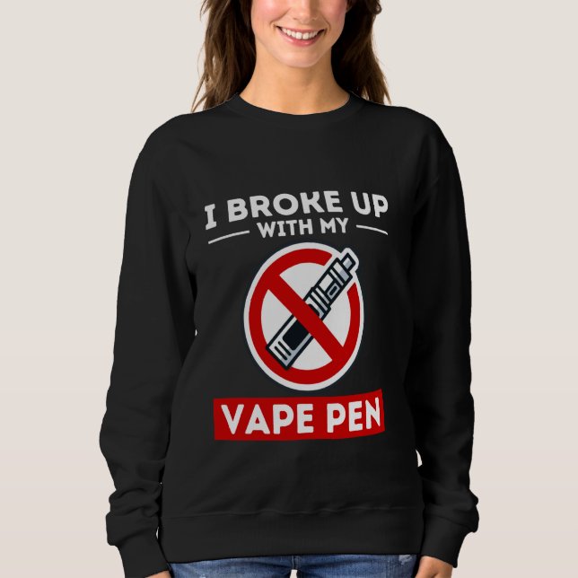 Nicht rauchfreie Vape-Anti-Raucher-Lösung mit Vape Sweatshirt (Vorderseite)