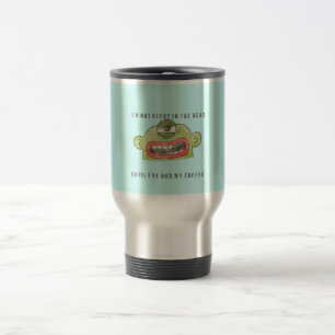 NICHT RECHTE KAFFEE-TASSE der REISE-6F [HELLBLAU] Reisebecher
