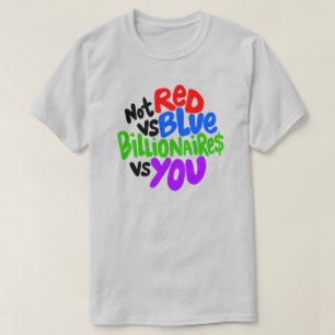 Nicht Red Vs. Blue T-Shirt