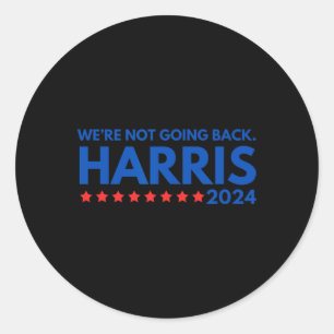 Nicht rückgängig machen Kamala Harris 2024 Design Runder Aufkleber