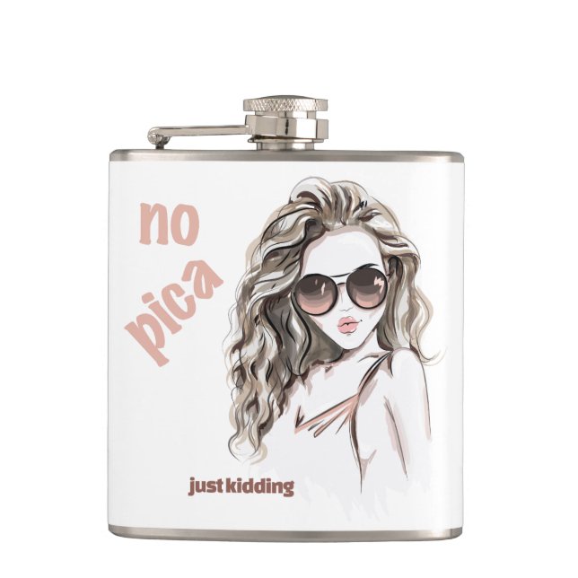 Nicht scharf flachmann (Vorderseite)