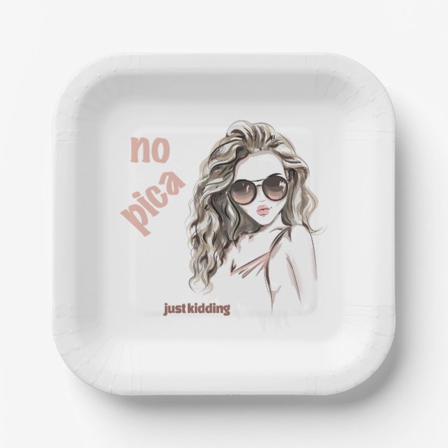 Nicht scharf pappteller (Vorderseite)